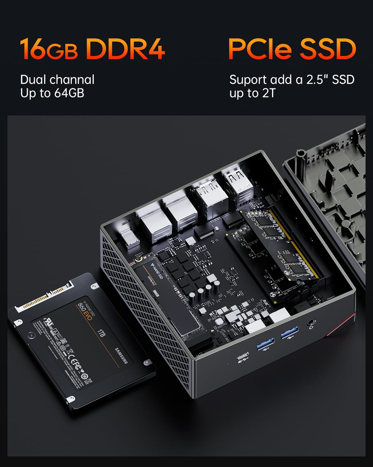 AMD Ryzen7 5800U 16G SSD512G AOOSTARミニPC Amazon.com: AOOSTAR AMD Ryzen 7 5800U Mini PC Windows 11